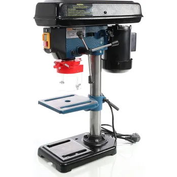 Vrtačka Stolní vrtačka XPOtool 500 W, sloupová vrtačka s laserem, sklíčidlem 1,5–16 mm a sloupovou vrtačkou 500–2500 ot./min.