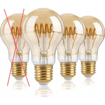 Žárovka FLSNT Stmívatelná Edisonova žárovka A60 s paticí E27