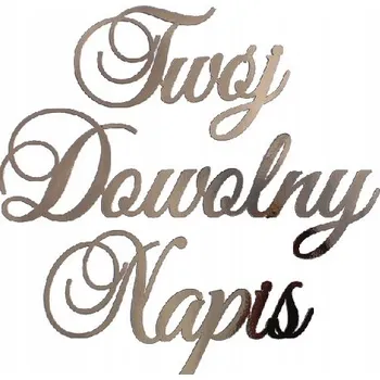 BANNER girlanda TVŮJ NÁPIS libovolný text ROSE GOLD