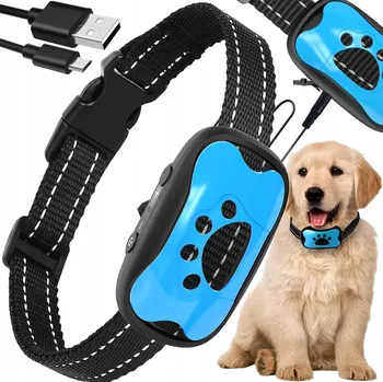 Obojek pro psa Materiálový obojek proti štěkání pro psy Renew Force, velikost L