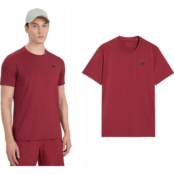 Pánské tričko Tréninkové tričko s krátkým rukávem 4F M červené