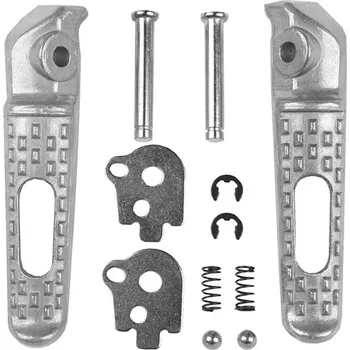 BIKETEC sada zadní stupačky (spolujezdce) s montážní sadou HONDA CBR 600RR / CBR 1000RR '03-14, stříbrné