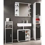 VCM 4dílná koupelnová sada Zalo I, černá 486390