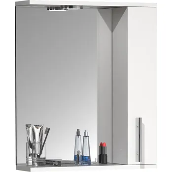 Koupelnový nábytek VCM Zrcadlová skříňka Lisalo M 50 cm, bílá 488348