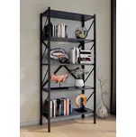 VCM Policový regál Insasi, antracit 486648