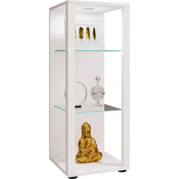 Komoda VCM Vitrína Glasol M, bílá 487295