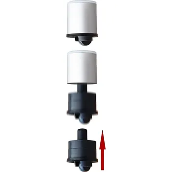 Servírovací stolek VCM Kolečka pod nábytek Rolio, 4 kusy, bílé 488443