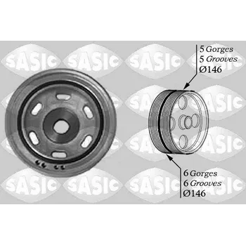 Řemenice, klikový hřídel SASIC 2150017