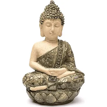 Milujeme Kameny Buddha - soška Feng shui - zelená mozaika 538738