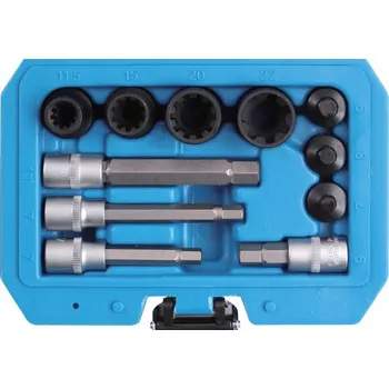 ROOKS SADA KLÍČŮ NA BRZDOVÉ TŘMENY 11 DÍLŮ, VAG, BMW, PSA, MB