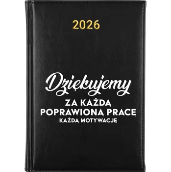 Kalendář Knižkový kalendář 2026 A5 černý