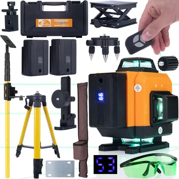 Měřící laser Křížový laser Rosfix ZESTAW-JQAI-Y5OM 25 m