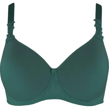 Podprsenka Linaise Mary luxusní podprsenka pro velké poprsí 1675 100D zelená