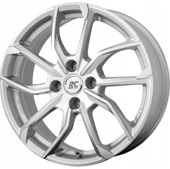 Alu kolo Hliníkový disk RC Design RC34 STŘÍBRNÝ 6.5" x 16" 4x98 ET 35