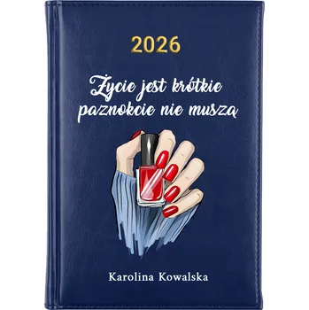 Kalendář Knižní kalendář 2026 A5 modrý