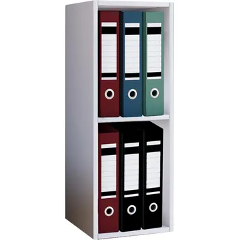 Koupelnový nábytek VCM Kancelářská police Offas Mini 2 přihrádky, bílá 486985