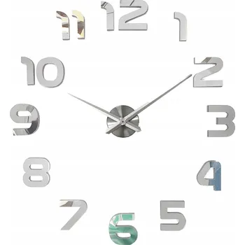 Hodiny 3D NALEPovací HODINY na ZEĎ MODERNÍ XL