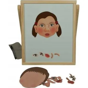 Kancelářský nábytek Magnetická tabule rozkládací s puzzle