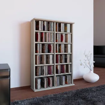 Koupelnový nábytek VCM Skříňka na CD a DVD Ronul, sonoma dub 758848