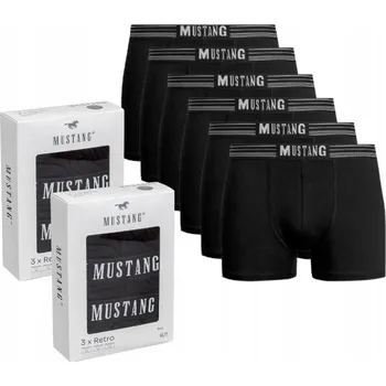 Boxerky Mustang Spodní Prádlo Boxerky černé, velikost XL