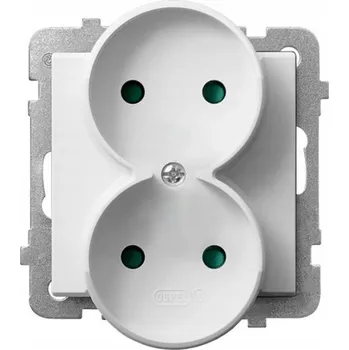 Elektrická zásuvka Ospel Elektrická Zásuvka zásuvka bílá