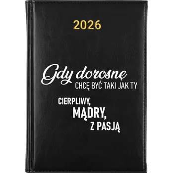 Kalendář Knižkový kalendář 2026 A5 černý