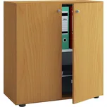 VCM Kancelářská skříň Lona XL s otočnými dvířky, buk 487032