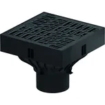 ACO Self XtraPoint 319430 dvorní s roštem 250 x 250 mm černá