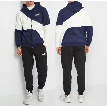 Podprsenka 3026 TEPLÁKOVKA PUMA PÁNSKÁ BAVLNĚNÁ ROZEPÍNACÍ S KAPUCÍ SPORTOVNÍ S