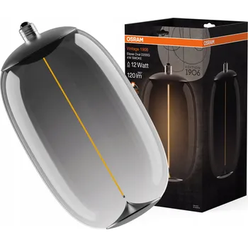 Žárovka Osram Vintage 1906 Big Elipse Oval D200G Filament Magnetic 4W Kouřová E27