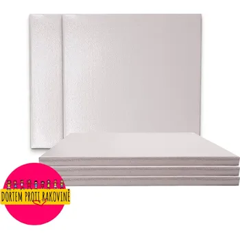 Cake Star Tác pevný bílý čtverec grape 30x30cm 12"