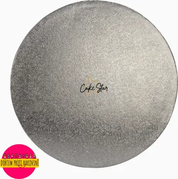 Cake Star Tác pevný stříbrný grape 36cm 14"