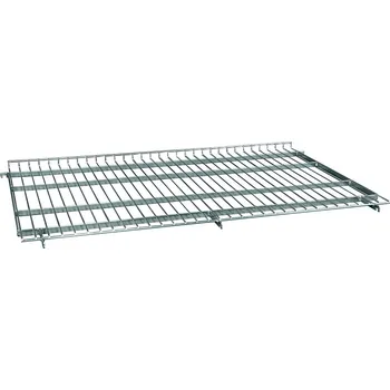 Drátěná police Drátěná police do rollkontejneru, 800 x 1200 mm, s hranou, zavěsitelná