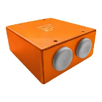 Elektroinstalační krabice HL K91-14P-V02 Krabice rozbočná 120x110x51 mm, 4x průchodka PVC, 1x keram. svorkovnice (3P/10mm2),