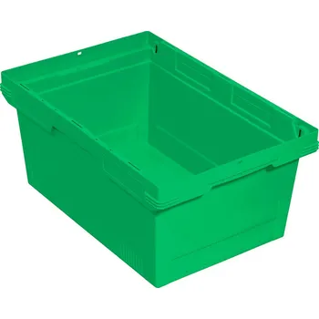 Úložný box Univerzální stohovatelné nádoby classic-line D, skladné, 600 x 400 x 273 mm, zelené, BJ = 3 kusy