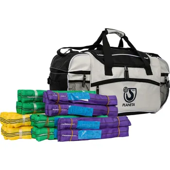 Příslušenství pro stavební techniku Závěsné popruhy PLANETA, 11 ks, v praktické sportovní tašce