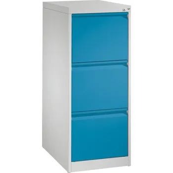 Jednací stůl Zásuvková kartotéka C+P Acurado, 433 x 590 x 1045 mm, světle šedo-modrá