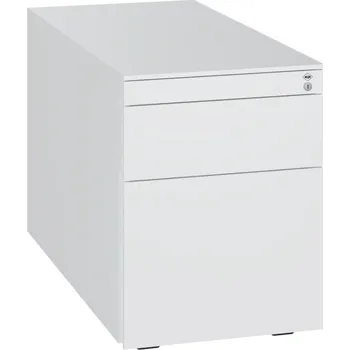 Jednací stůl Kancelářský kontejner C+P Asisto, 430 x 781 x 563 mm, bílý, 3x výsuv