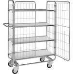 Mřížové dveře, 1 pár, pro policový vozík KM se 4 policemi a o délce 1195 mm