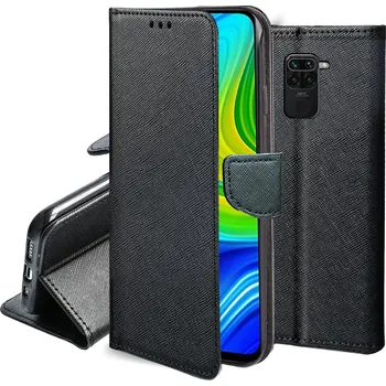 Pouzdro na mobilní telefon Flipové pouzdro Hero Case pro Xiaomi Redmi Note 9, černé