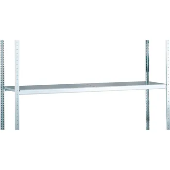 Dílenský regál Přídavná úroveň k regálu s ocelovými policemi SCHULTE, 2000 x 500 mm