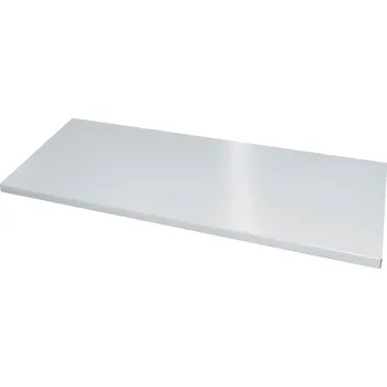 Vložná police C+P, lakovaná, z oceli, 796 x 332 x 24 mm, světle šedá