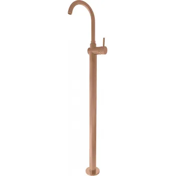 Vodovodní baterie SEINA - Umyvadlová vysoká baterie bez výpusti, Zlatá růžová - lesklá SE925.5ZRL, RAV Slezák