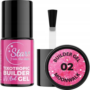 Lak na nehty Stars from the stars BUILDER GEL UV LED stavební gel na nehty 5ml #02