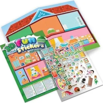 Můj domov s 3D samolepkami