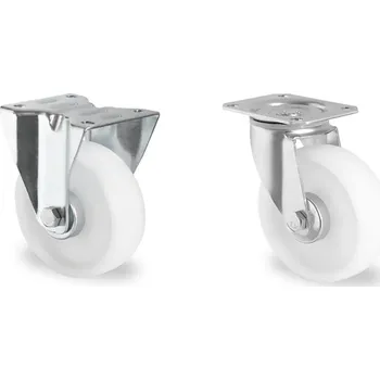 Ventil Příplatek za nestandardní kolečka k rollkontejneru, 2 otočná a 2 pevná kolečka, ø 125 mm