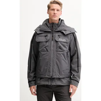 Pánská bunda Bunda Napapijri A-Tusco NP0A4INCH981 šedá 90X, vel. L