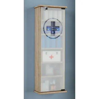 Koupelnový nábytek VCM Lékárnička Omal XXL, dub sonoma 488327