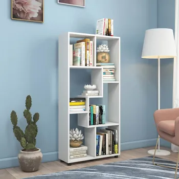 Knihovna VCM Regál Blina, bílý 762215