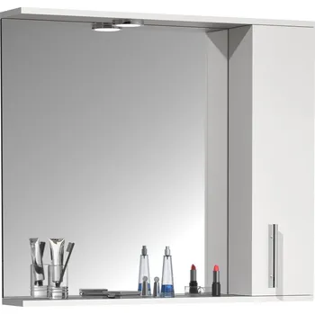 Koupelnový nábytek VCM Zrcadlová skříňka Lisalo XL 75 cm, bílá 488350